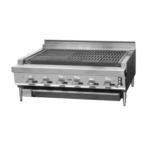 Montague UFLC-36R 36" Countertop Radiant Gas Charbroiler - 114,000 BTU - Nella Online