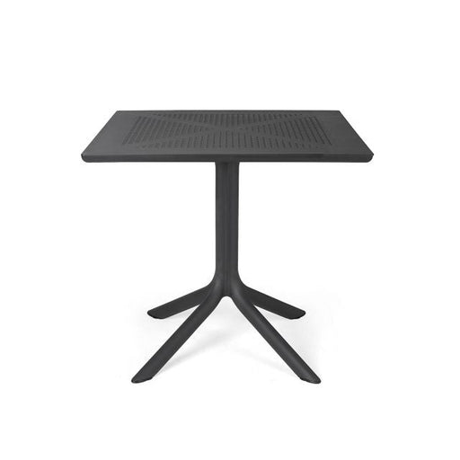 Nardi Clip 80 Antracite Square Table - Nella Online
