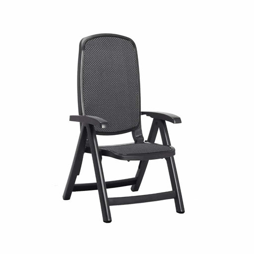 Nardi Delta Foldable Reclining Anthracite Arm Chair - Nella Online