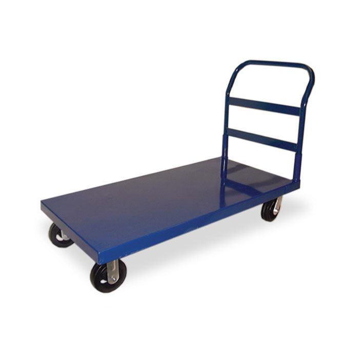 Nella Heavy-Duty Platform Truck with Solid Surface - Blue - 13066