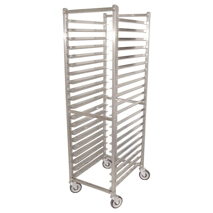 Nella 20-Tier Stainless Steel Pan Rack / Bun Tray Rack with Square Top - 23834