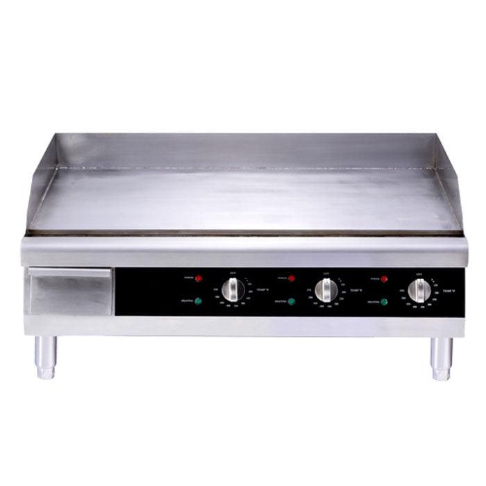 Nella 30" Stainless Steel Electric Griddle - 220V / 4.5 kW - 43214