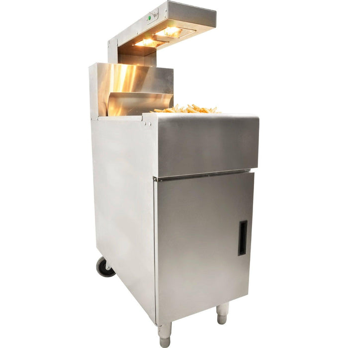 Nella Freestanding Chip Dump Station with Heat Lamp - 43260