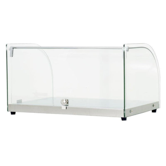 Nella 25L Countertop Bakery Display Case with Curved Front Glass - 44370
