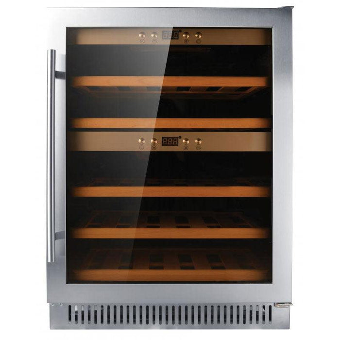 Nella 23" Dual Zone Stainless Steel Wine Cooler - 40 Bottles - 45260