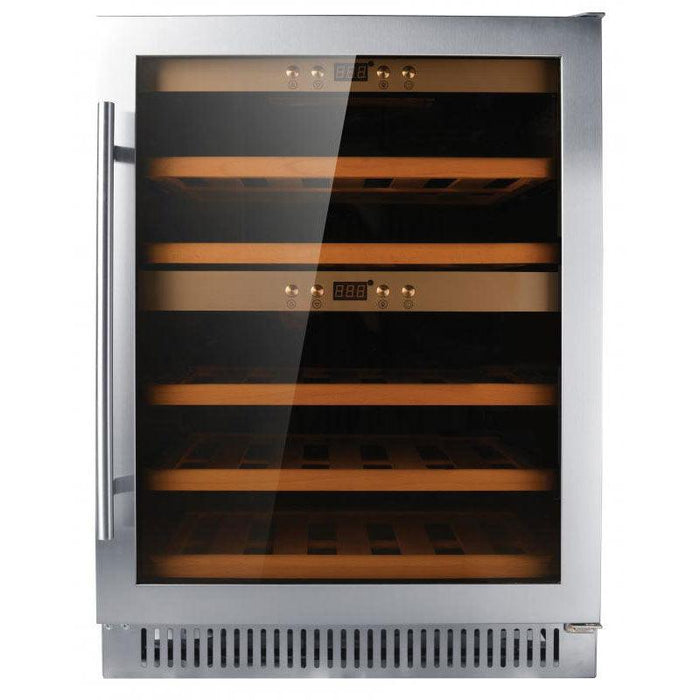 Nella 23" Dual Zone Stainless Steel Wine Cooler, 40 Bottles