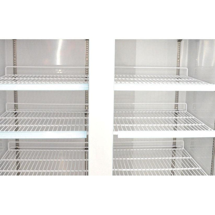 Nella 49” Glass Merchandising Freezer with 2 Doors