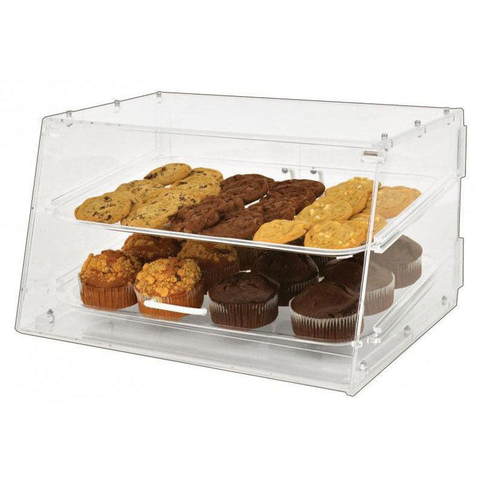 Nella Acrylic Countertop Bakery Display Case with 2 Trays - 80567