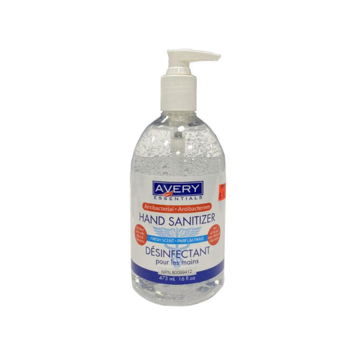 Avery 473 ml / 16 fl.oz Gel Hand Sanitizer - 13000 - Nella Online