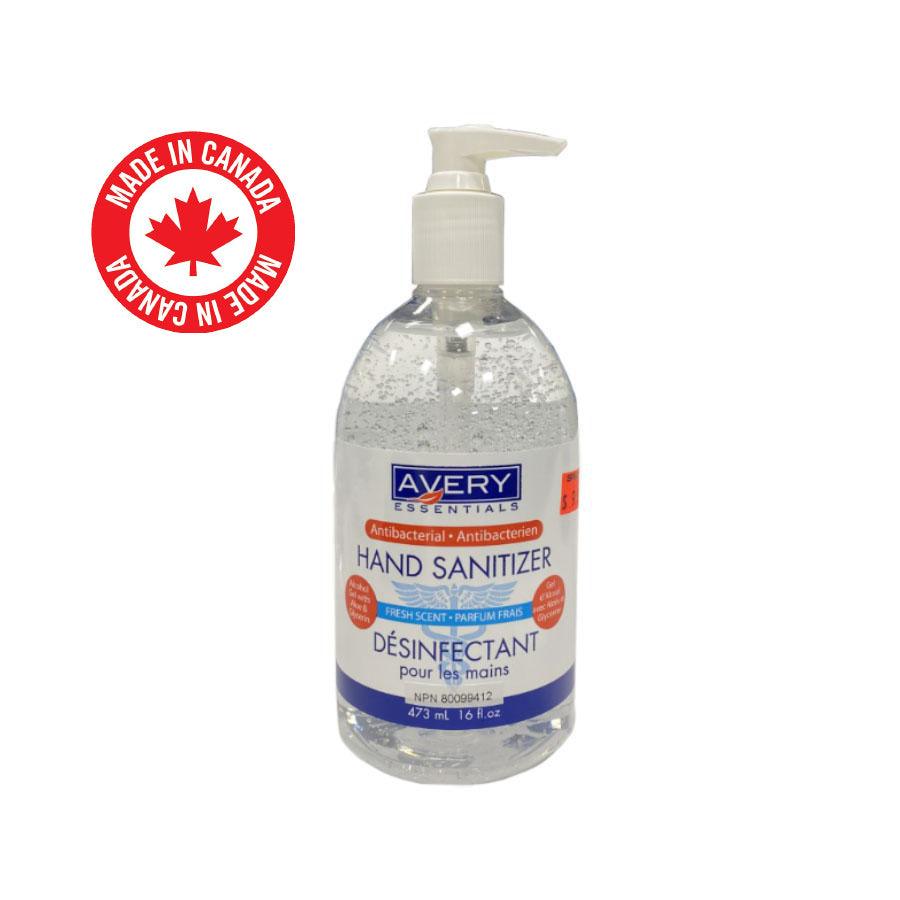 Avery 473 ml / 16 fl.oz Gel Hand Sanitizer - 13000 - Nella Online