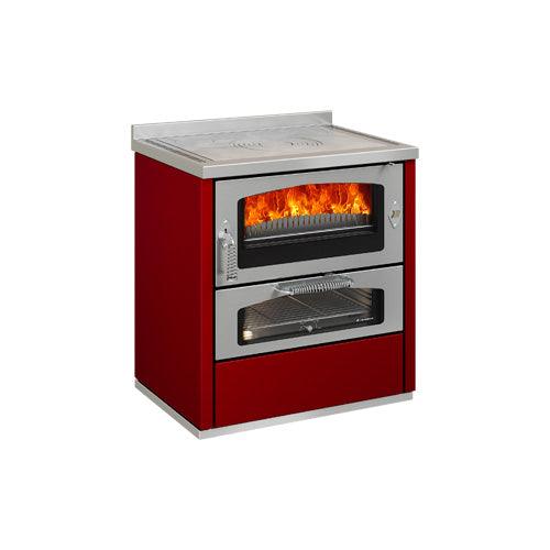 Domino Line D8 Wood Burning Stove with Oven - Nella Online