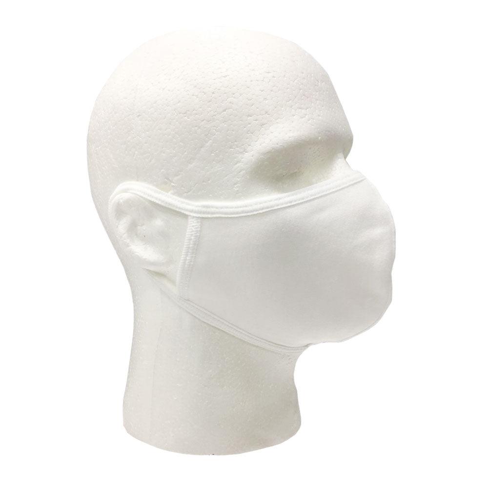 Antibacterial Washable Cotton Face Mask - White - 10/Pack - Nella Online