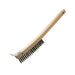 Nella 14" Curved Handle Carbon Steel Brushes with Scraper - Nella Online