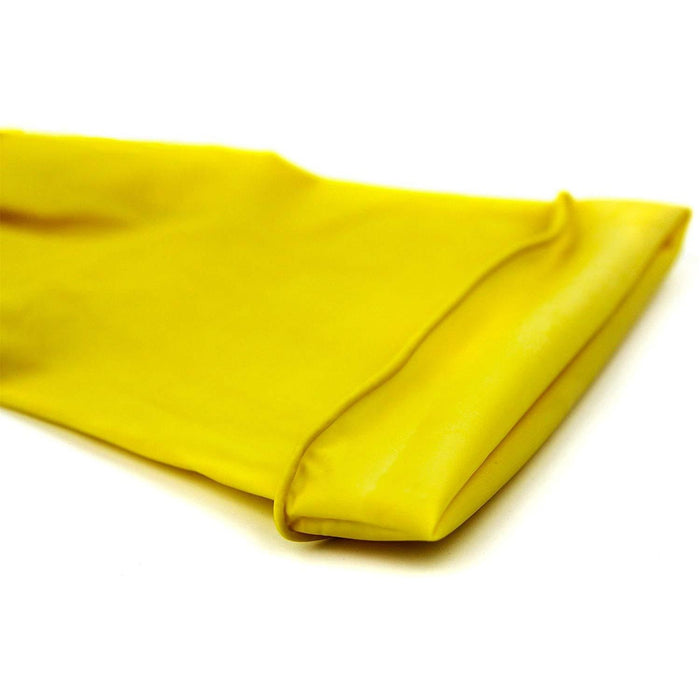 Nella 11" Yellow Rubber Gloves - 12 Pairs/Case