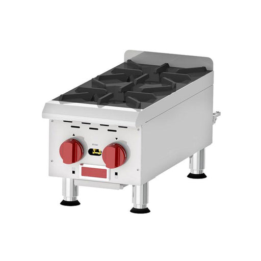 Nella 12" Countertop Stainless Steel Gas Hot Plate With 2 Burners - 43733 - Nella Online