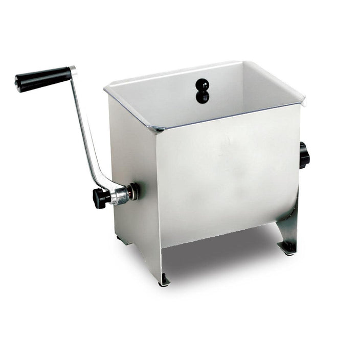Nella 17 lb Capacity Manual Non-Tilting Meat Mixer with Clear Cover - 13152 - Nella Online