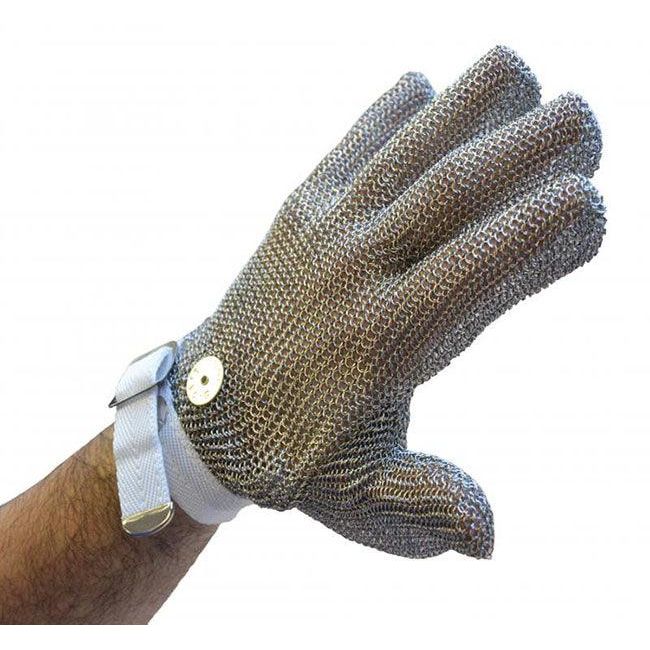 Mesh Glove With Yellow Wrist Strap XXS - 13562