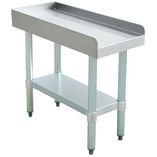 Nella 12" x 30" Stainless Steel Table With Equipment Stand - 24185 - Nella Online