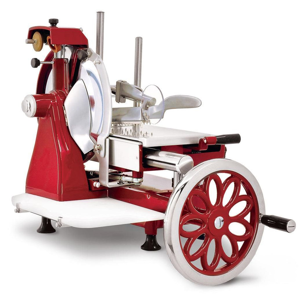 Nella 14" Manual Blade Volano Meat Slicer with Flower Flywheel 26074