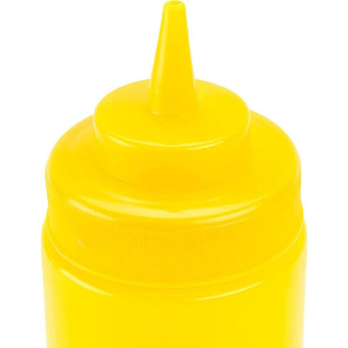 Nella 16 Oz. Yellow Plastic Squeeze Bottle - 6/Pack