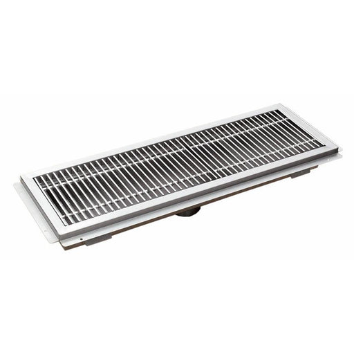 Nella 12" x 60" Floor Trough with Stainless Steel Grating - 44610 - Nella Online