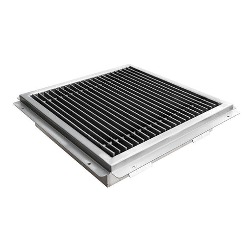Nella 18" x 18" Stainless Steel Floor Drain with Grating Bar - 44612 - Nella Online