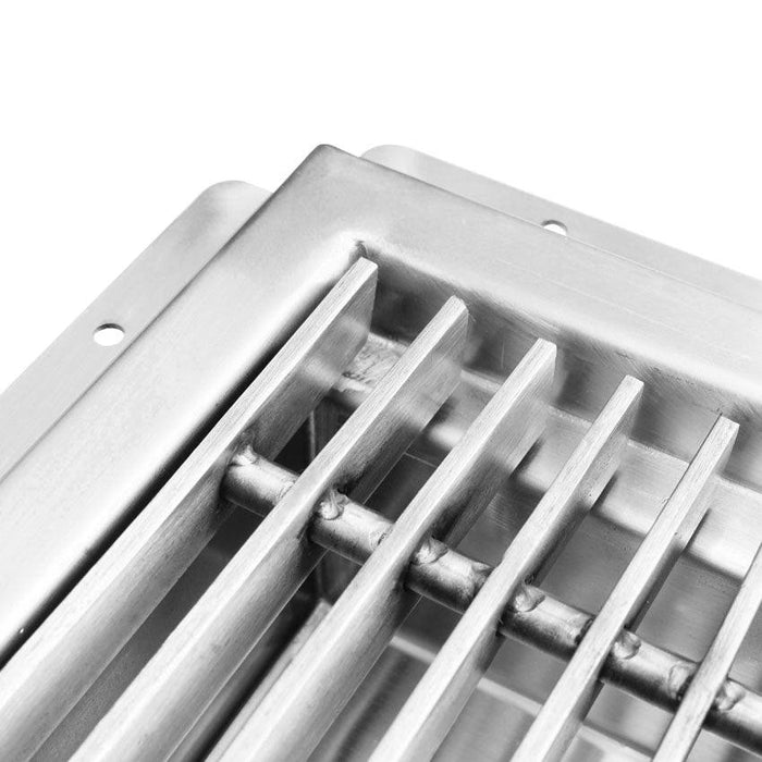 Nella 18" x 18" Stainless Steel Floor Drain with Grating Bar - 44612 - Nella Online