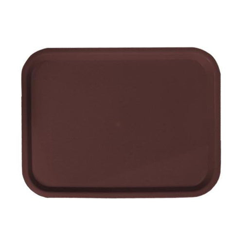 Nella 12" x 16" Polypropylene Fast Food Tray - Brown - 80093 - Nella Online