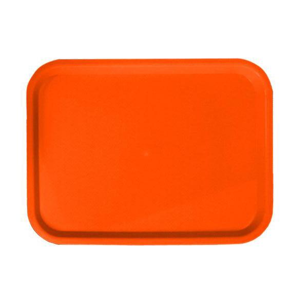 Nella 12" x 16" Polypropylene Fast Food Tray - Orange - 80097 - Nella Online