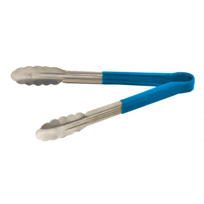 Nella 12" Heavy-Duty Utility Tongs with Blue Handle - 80543 - Nella Online
