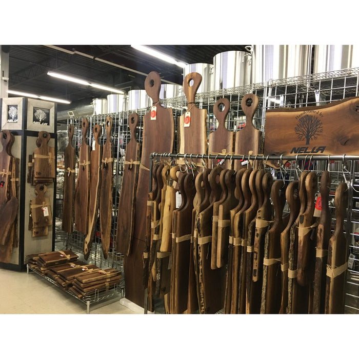 Nella 10” x 18" Handcrafted Walnut Charcuterie / Steak Board