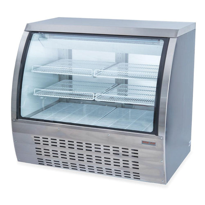 New Air NDC-018-CG 48" Curved Glass Refrigerated Deli Case