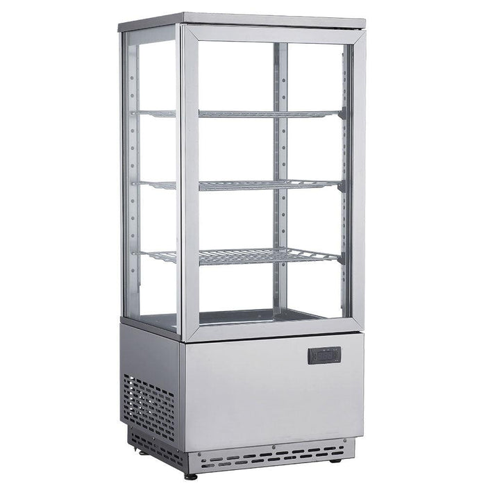 New Air NDC-078-SS 17" Refrigerated Countertop Display Case
