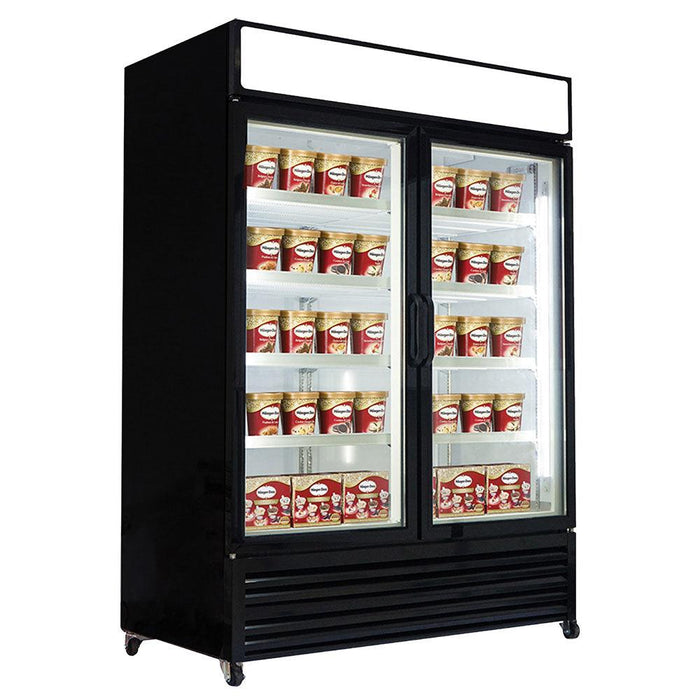 New Air NGF-122-H 55" Two Glass Door Merchandising Freezer