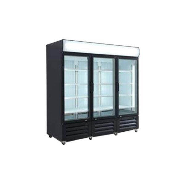 New Air NGF-182-H 78" Three Glass Door Merchandising Freezer