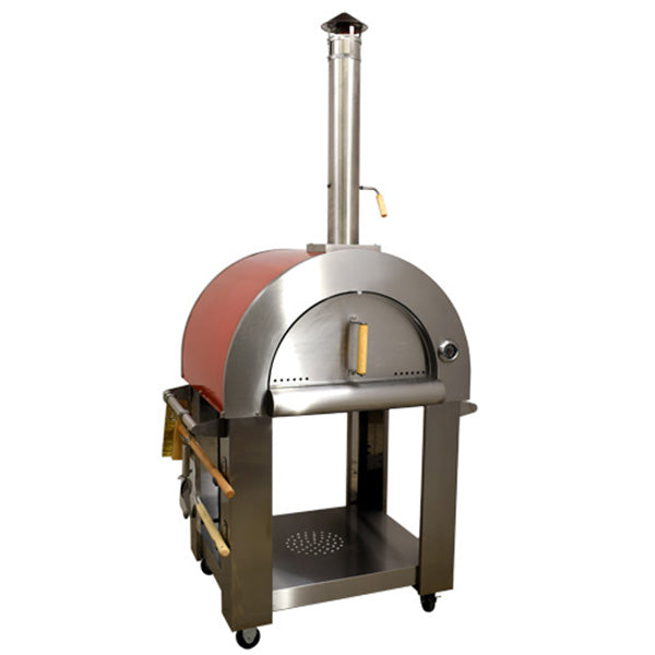 Nella 32 Stainless Steel Wood Fired Red Pizza Oven — Nella Online
