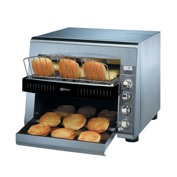 Star QCS3-1300 14" Compact Conveyor Toaster with 1.5" Opening - 1300 Slices Per Hour, 208V
