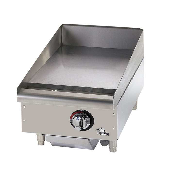 Star 615MF Star-Max 15" Countertop Gas Griddle With Manual Control - 28,300 BTU