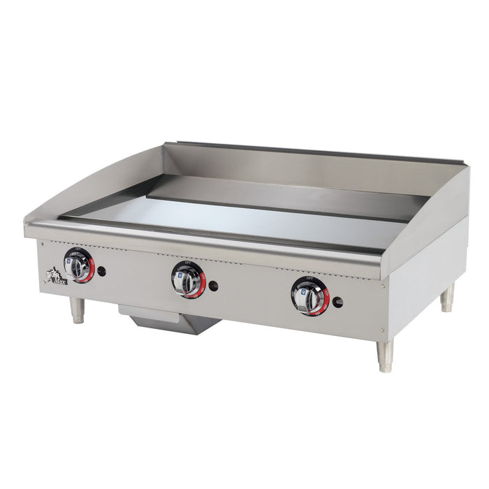 Star 636TCHSF Star-Max 36" Gas Chrome Plated Griddle With Thermostatic Control - 84,900 BTU
