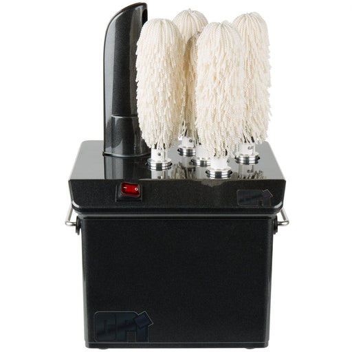 Campus Products GP5 Black StemshinePro Five Brush Electric Glass Polisher - 110V - Nella Online