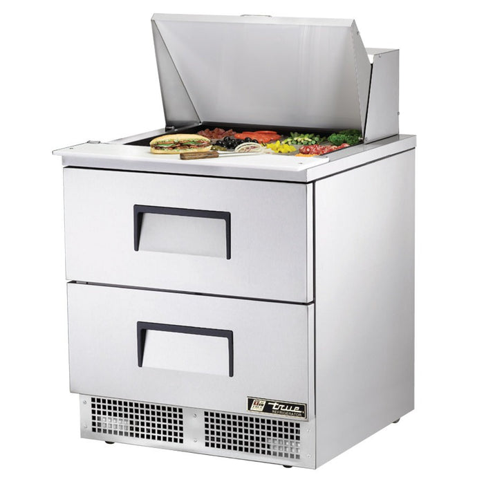 True TFP-32-12M-D-2 32" Mega Top 2-Drawer Food Prep Table