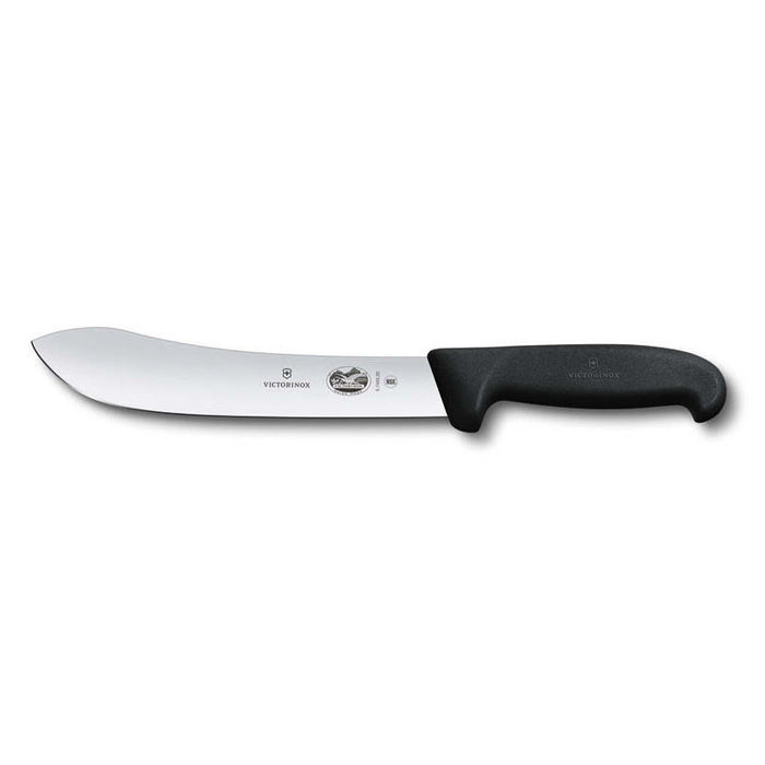 Victorinox Fibrox 9.8" Safety Nose Slaughter and Butcher's Knife - 5.7403.25