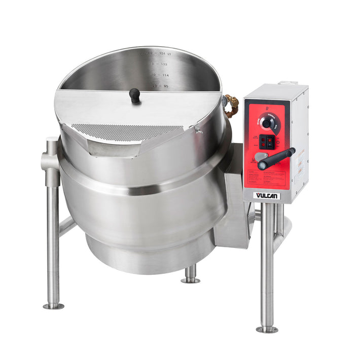 Vulcan K40ELT 40-Gallon Tilting Electric Steam Jacketed Kettle - 208V