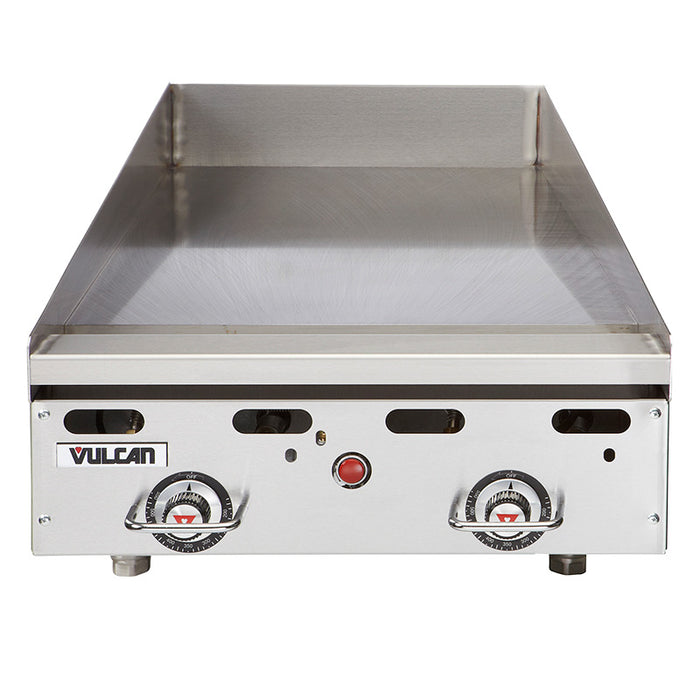 Vulcan MSA24 24" Natural Gas Griddle with Snap Action Thermostatic Control - 54,000 BTU