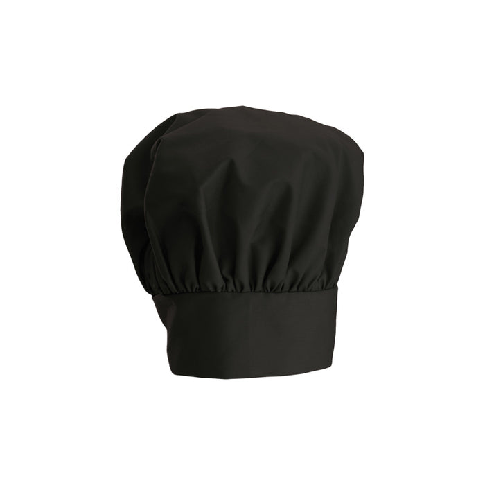 Winco 13” Adjustable Velcro Closure Chef Hat - Black - CH-13BK