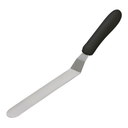 Winco TKPO-7 6" x 1" Stainless Steel Offset Spatula