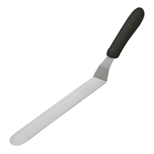 Winco TKPO-9 8" x 1" Stainless Steel Offset Spatula