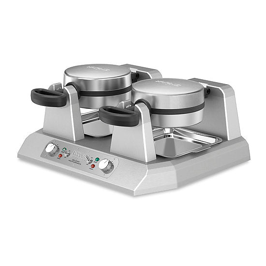 Waring Commercial WW250X Side-By-Side Single Belgian Waffle Maker - 120V