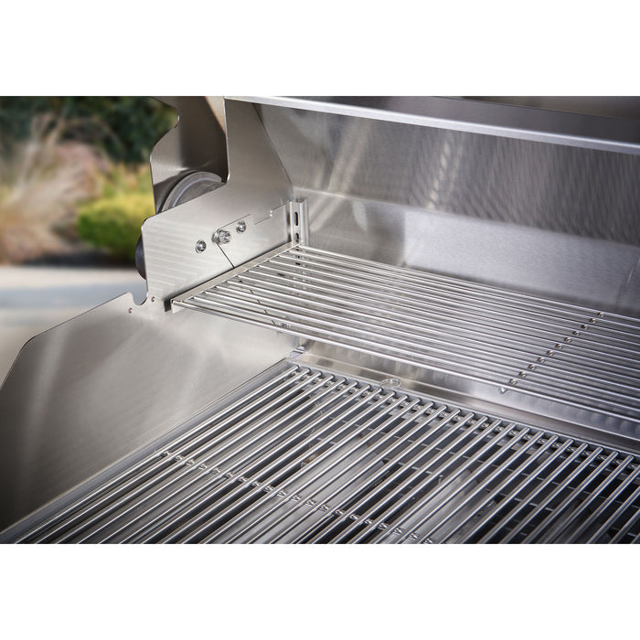 Crown Verity CV-MCB-60RGP-NG 60" Mobile BBQ Grill with 30" Roll Dome and Griddle Package - Natural Gas