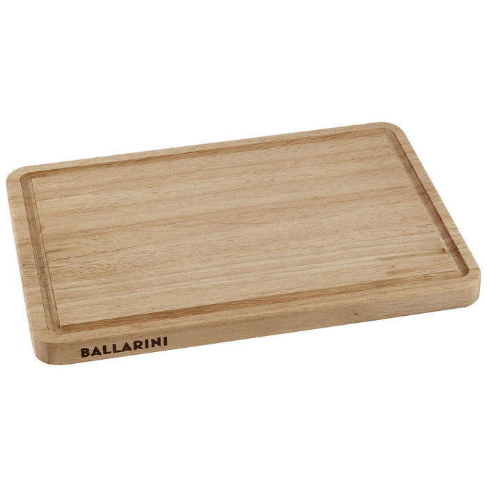 Ballarini 18610-200 12.5" x 8.5" Double Side Rubberwood Cutting Board - Nella Online